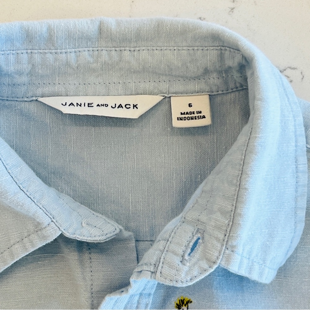 Janie and Jack Boys Button-Up Shirt - Picture 3 of 4